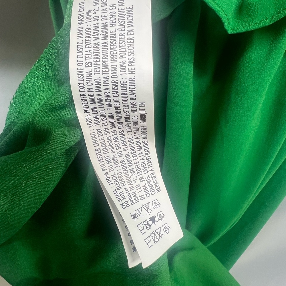 Endless Rose Women's Open Back Ruffle Green Maxi Dress Resortwear Medium New - Picture 8 of 8
